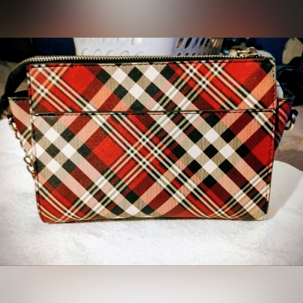 Steve Madden Blexi Plaid Crossbody Bag BNWOT - Picture 3 of 7